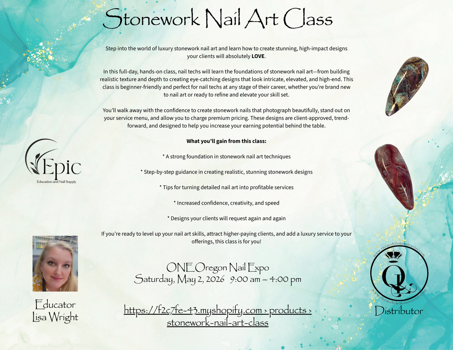 Stonework Nail Art Class